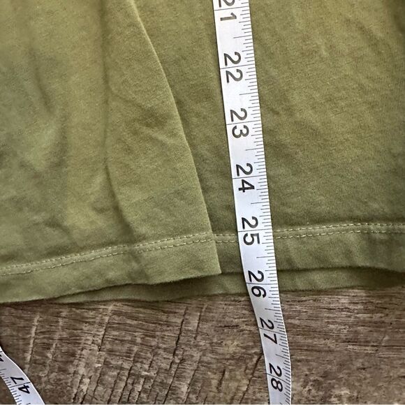 Amiri Reverse Bunny Short Sleeve Army Green Shirt Size 3XL Fits Like Large - Picture 8 of 10